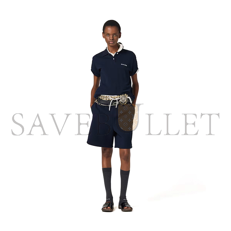 MIU MIU COTTON PIQUÉ POLO SHIRT MJN535